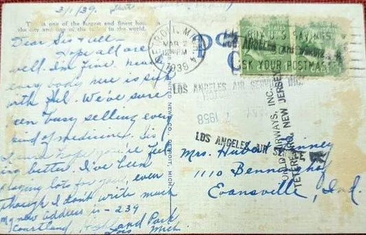 Book-Cadillac Hotel, Detroit, Michigan - Vintage Postcard
