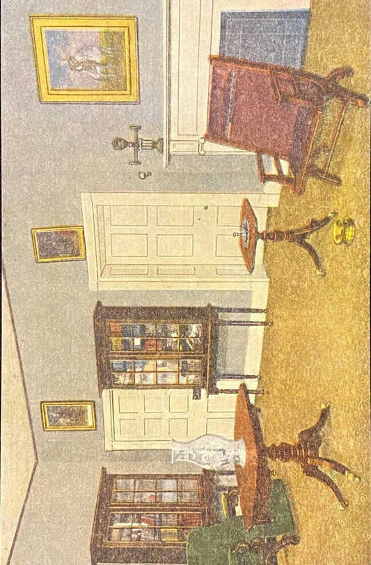 Office of Hermitage - Nashville, Tennessee - 1940s Linen Postcard
