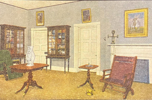 Office of Hermitage - Nashville, Tennessee - 1940s Linen Postcard