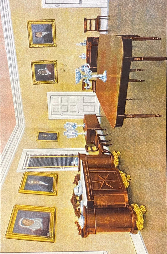 Hermitage Dining Room - Nashville, Tennessee - 1940s Linen Postcard