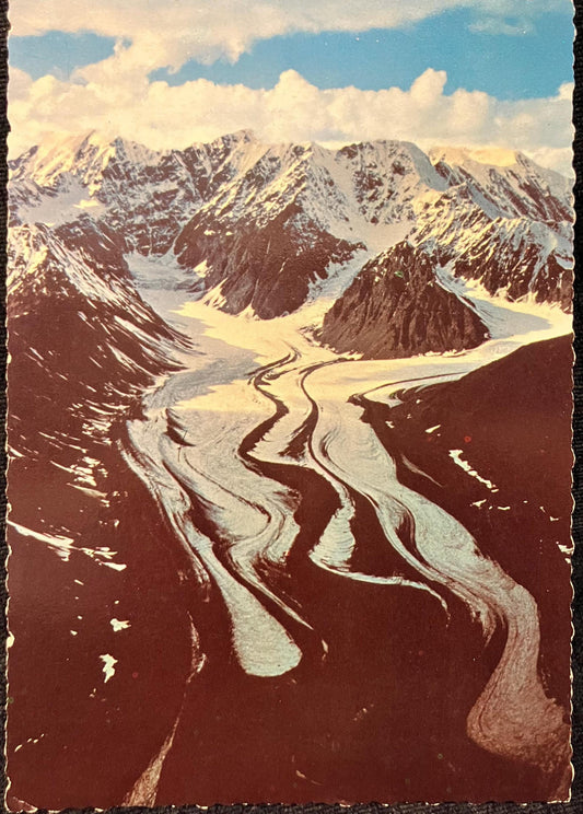 The Eldridge Glacier - Mt. McKinley - Alaska - Vintage Postcard