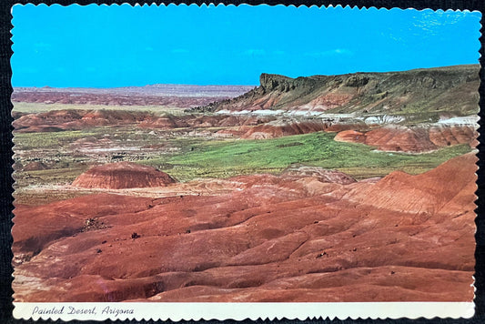 Painted Desert - Arizona - Vintage Postcard