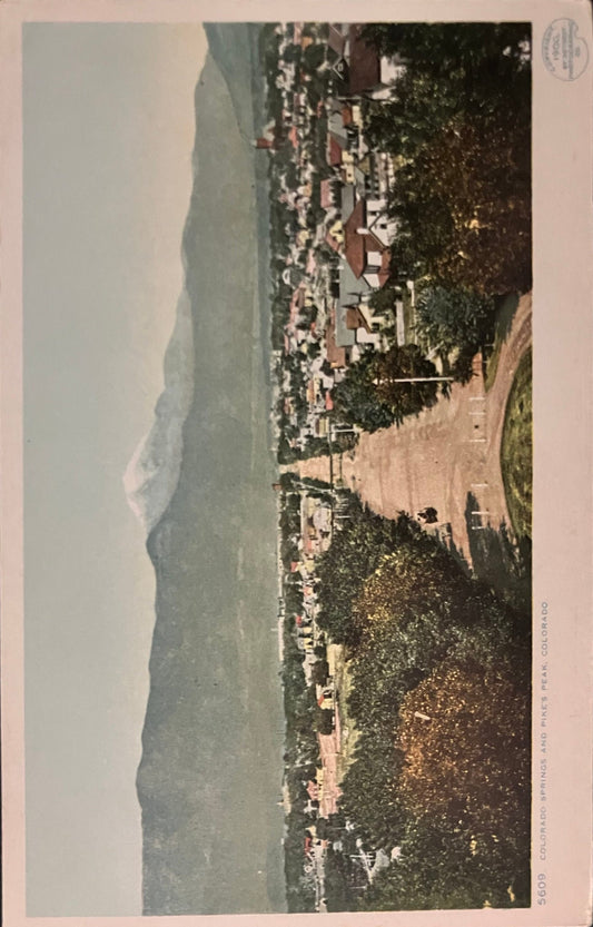Colorado Springs - Pikes Peak - Colorado - Vintage Postcards