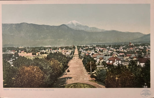 Colorado Springs - Pikes Peak - Colorado - Vintage Postcards