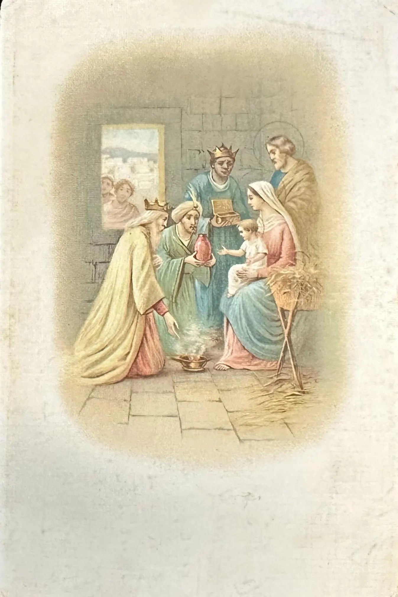 Madonna with Child - Vintage Religious Postcard