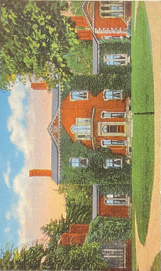Ashland - Home of Henry Clay - Lexington, Kentucky - 1940s Linen Postcard