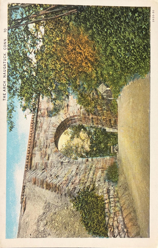 The Arch - Naugatuck, Conn. - Vintage Postcard