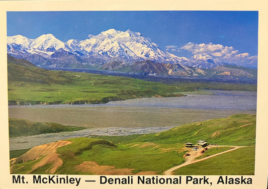 Mt. McKinley - Denali National Park, Alaska - Vintage National Park Postcard