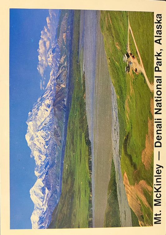 Mt. McKinley - Denali National Park, Alaska - Vintage National Park Postcard