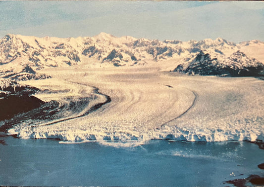 Columbia Glacier - Vintage Alaska Postcard