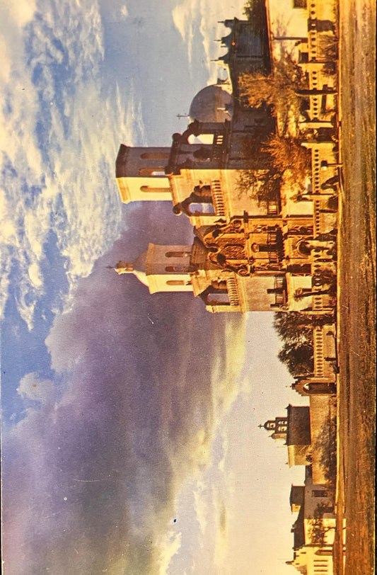 San Xavier del Bac - Tuscon, Arizona - Vintage Postcard