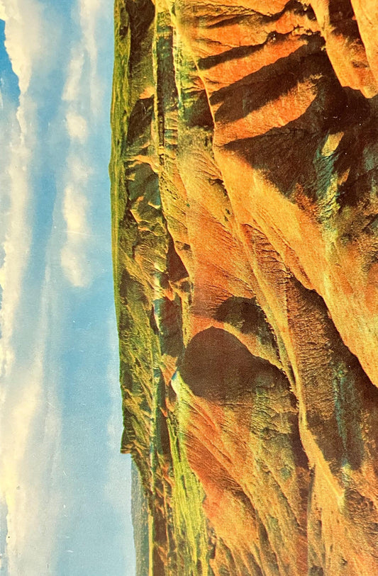 The Painted Desert - Arizona - Color by Russ Eckerestrom - Vintage Postcard