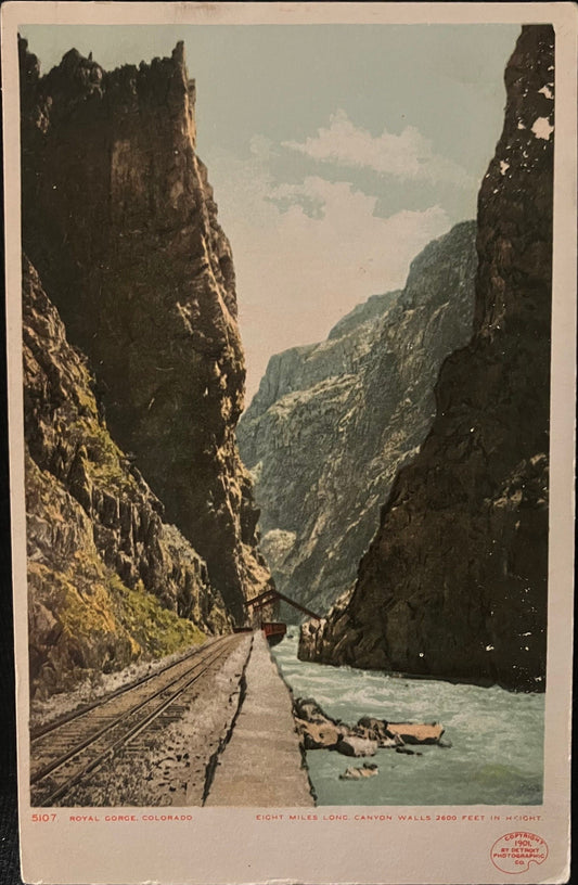 Royal Gorge, Colorado - Vintage Postcard