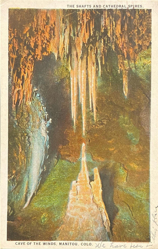 Cave of the Winds - Manitou, CO - Vintage Postcard
