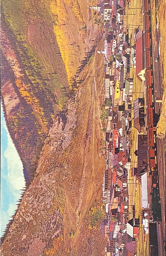 Durango-Silverton Train - Silverton, Colorado - Vintage Postcard