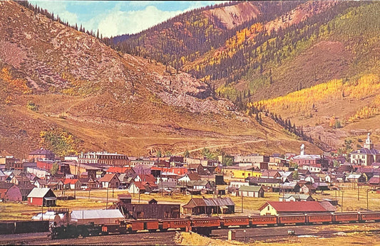 Durango-Silverton Train - Silverton, Colorado - Vintage Postcard