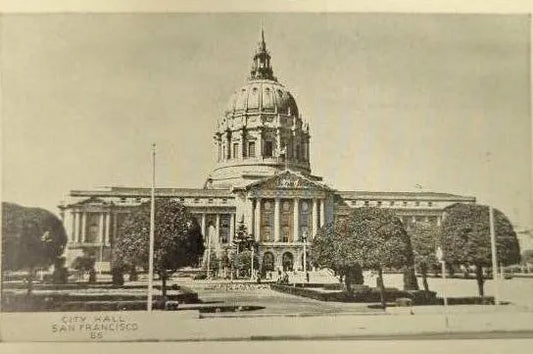 City Hall, San Francisco, California - Vintage Postcard