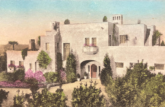 Former Home of President Herbert C. Hoover - Stanford University, California - Vintage University Postcard