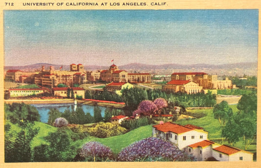 University of California at Los Angeles, California - Vintage University Postcard