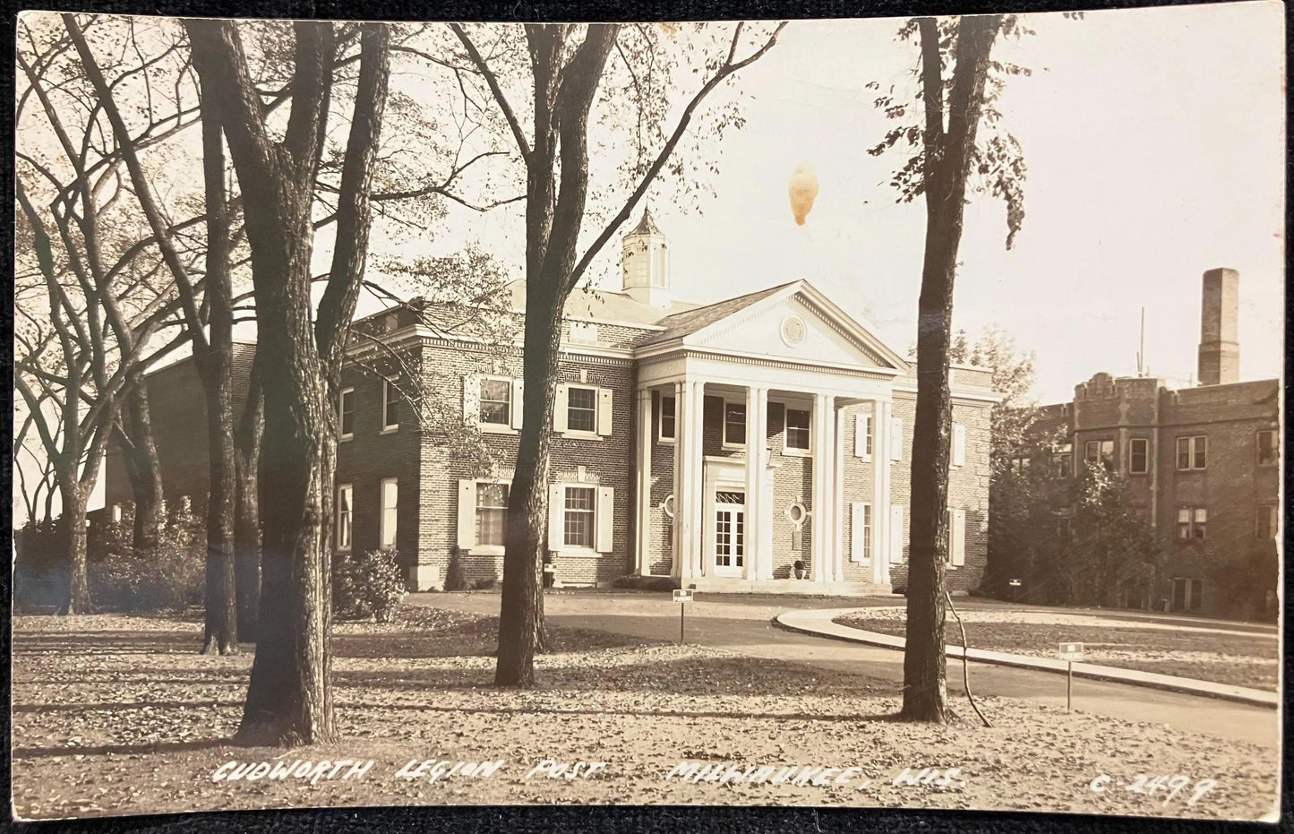 RPPC - Cudworth Legion Post - Milwaukee, Wisconsin - Vintage American Legion  Postcard