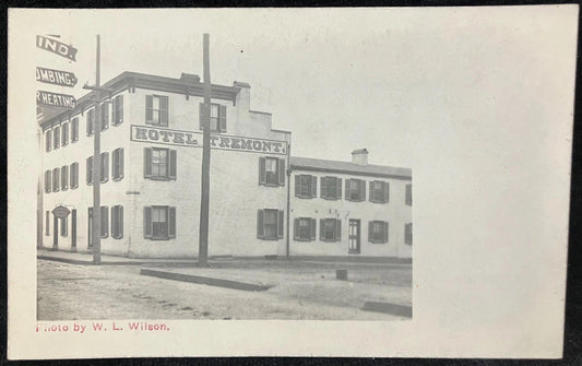 RPPC - Hotel Tremont - Photo by W. L. Wilson. - Vintage pre 1906 Hotel Postcard