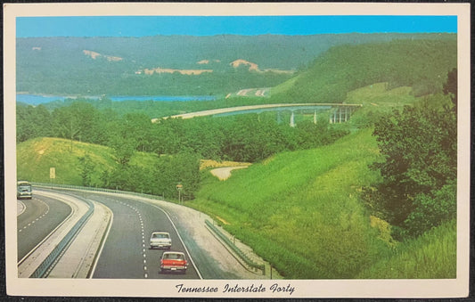 Tennessee Interstate Forty - Near Waverly Camden, Tennessee - Vintage Postcard