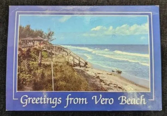 Greetings from Vero Beach, Florida - Vintage Postcard