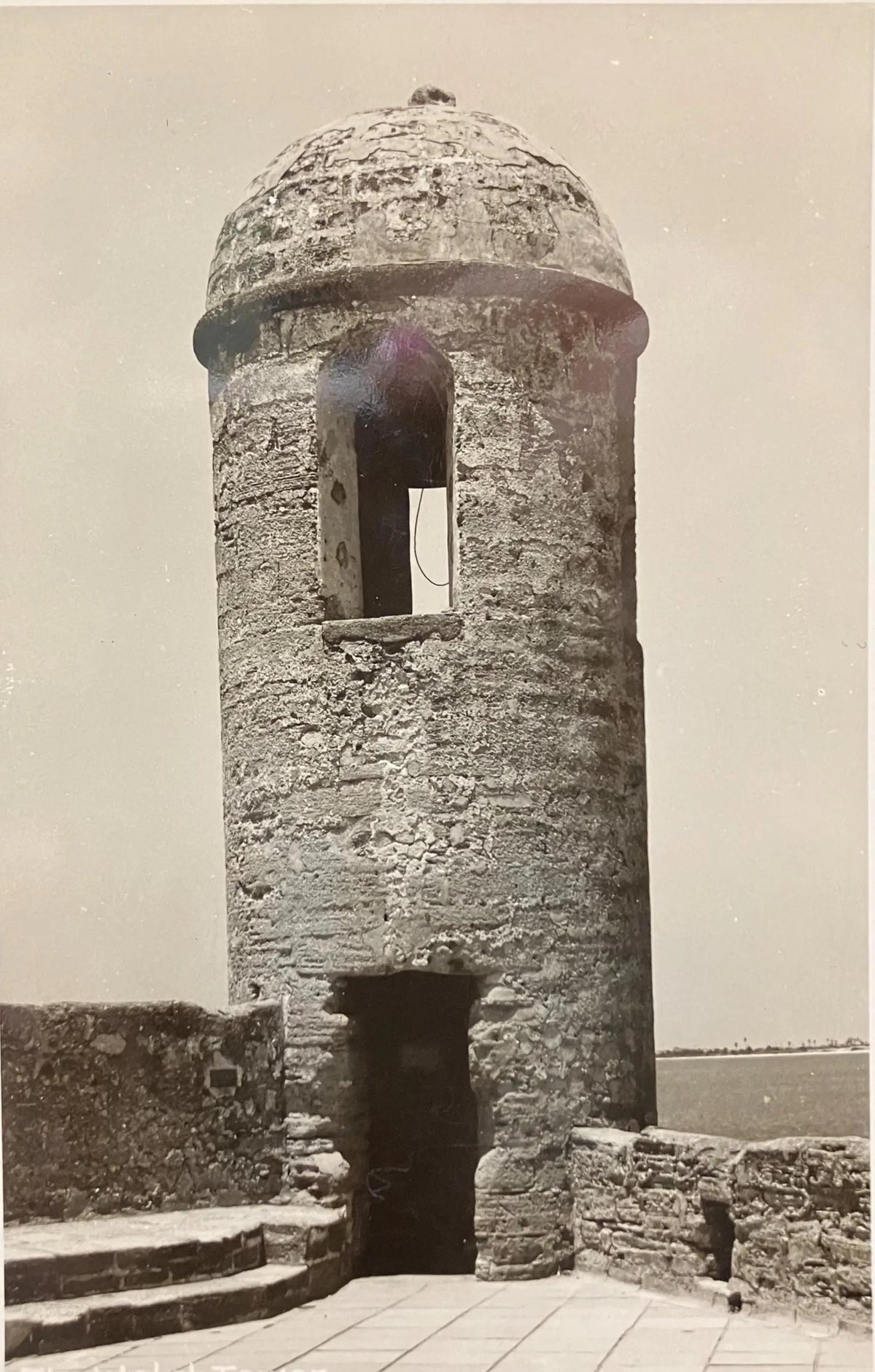 RPPC - The Watch Tower - Castillo de San Marcos - St. Augustine, Florida - Vintage Postcard