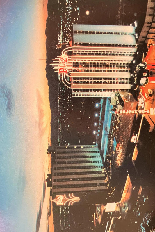 Jackie Gaughan's Plaza Hotel Casino in Las Vegas - Vintage Hotel Postcard