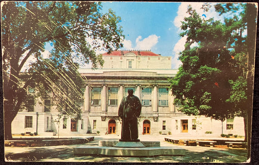 The State of William Oxley Thompson - Ohio State University Campus, Columbus, Ohio - Photo: H. H. Higgins - Vintage University Postcard