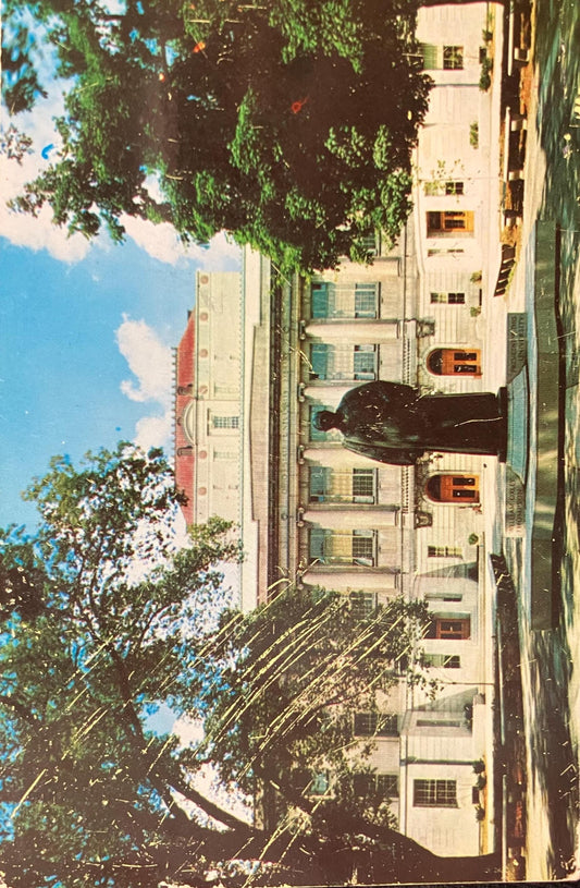 The State of William Oxley Thompson - Ohio State University Campus, Columbus, Ohio - Photo: H. H. Higgins - Vintage University Postcard