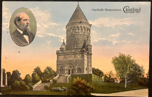 Garfield Monument, Cleveland, Ohio - Vintage Postcard