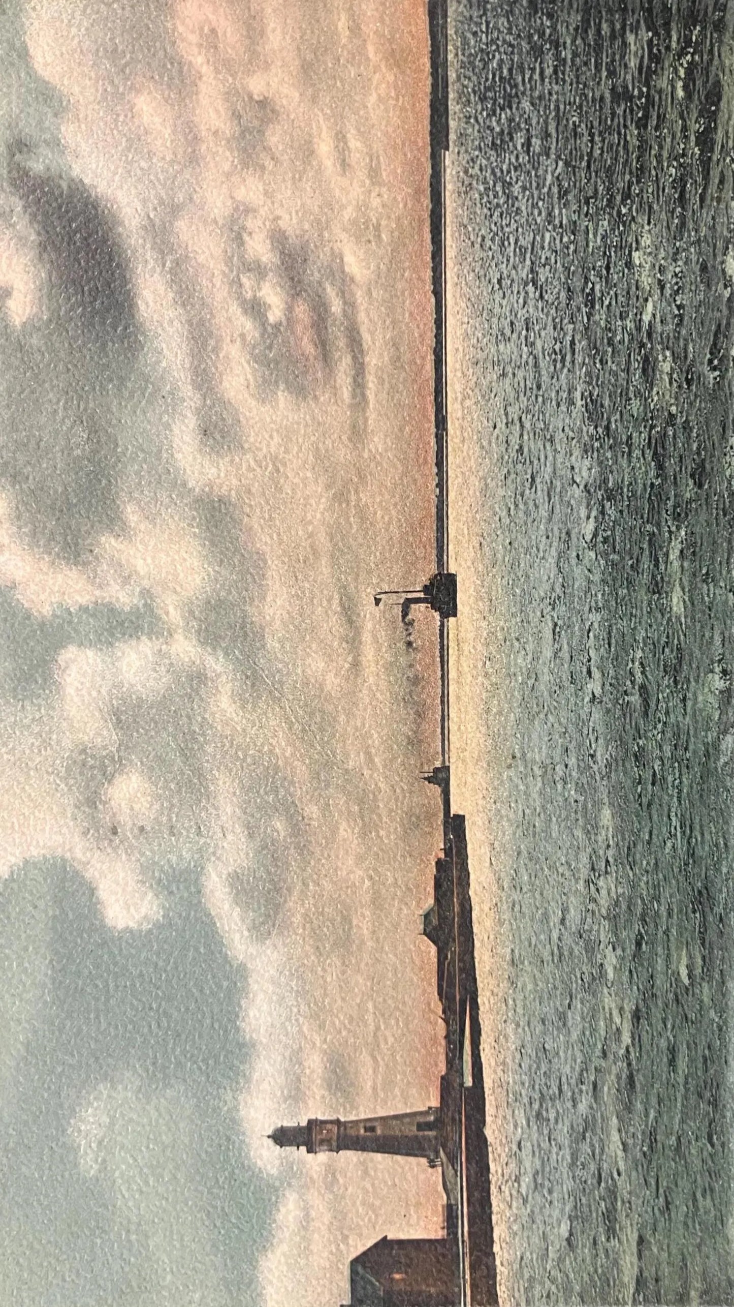 Entrance to the Harbor, Buffalo, New York - Vintage Harbor Postcard