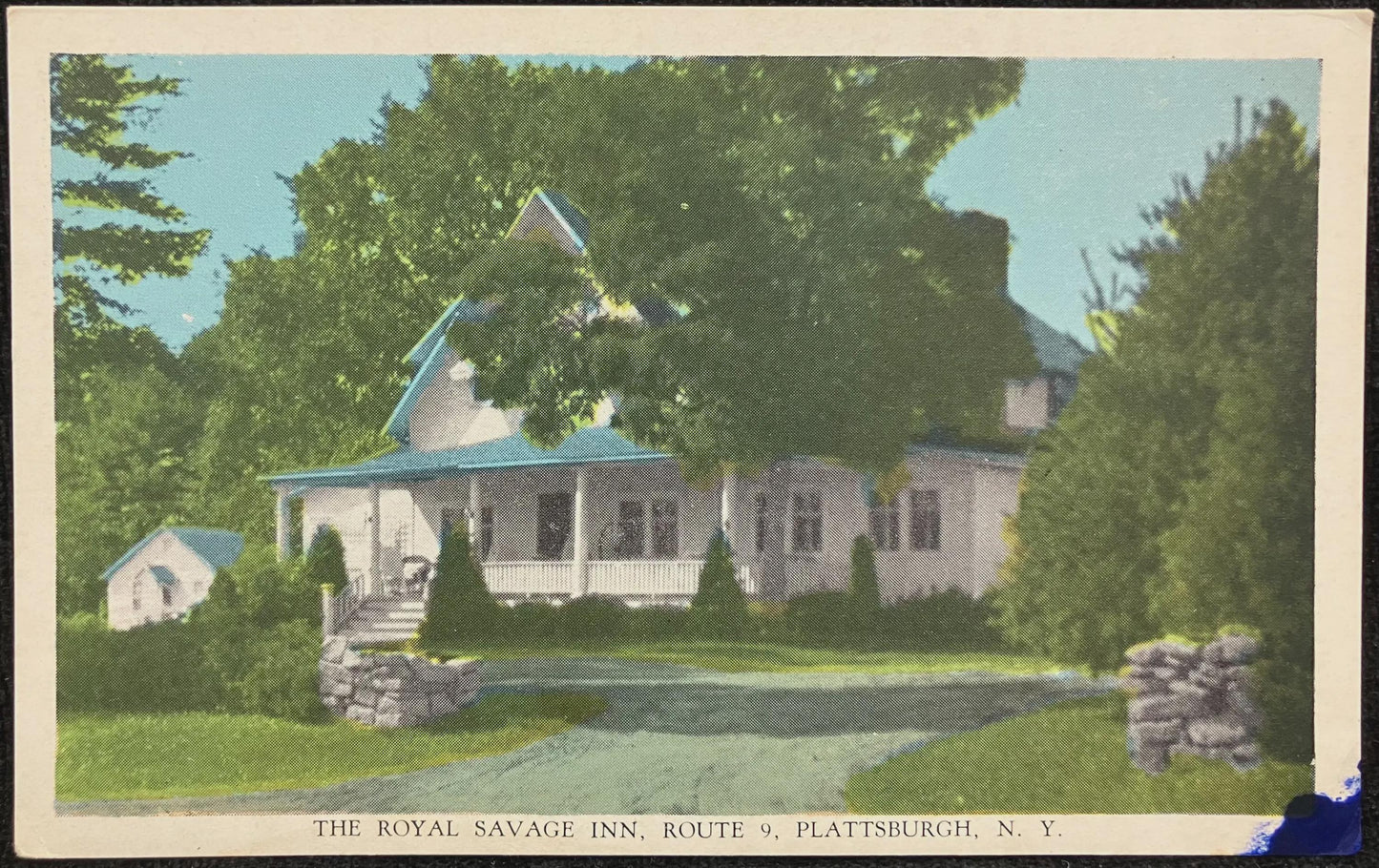 The Royal Savage Inn, Route 9, Plattsburgh, New York - Vintage Inn Postcard