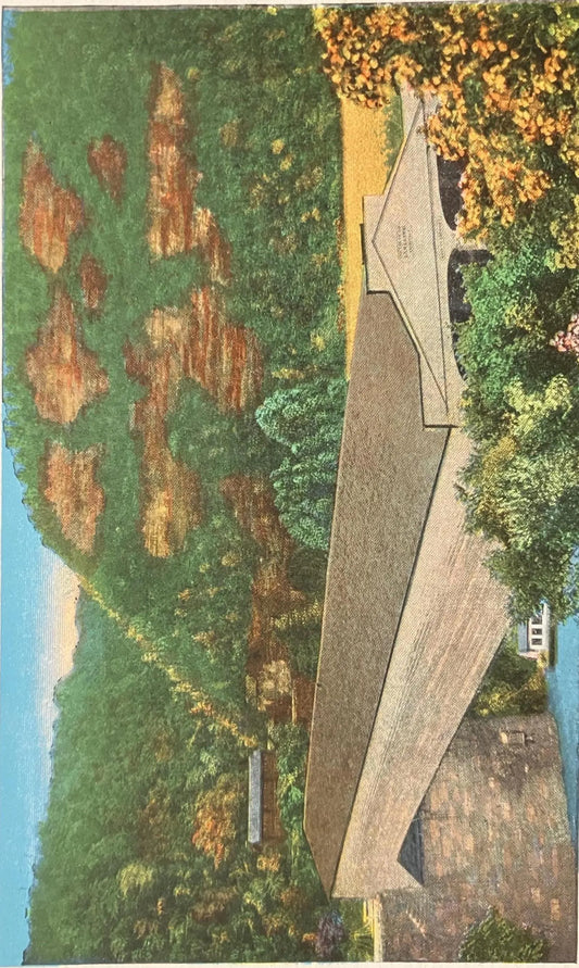 Hickman Bridge, Camp Nelson, "In Old Kentucky" - Vintage Bridge Postcard