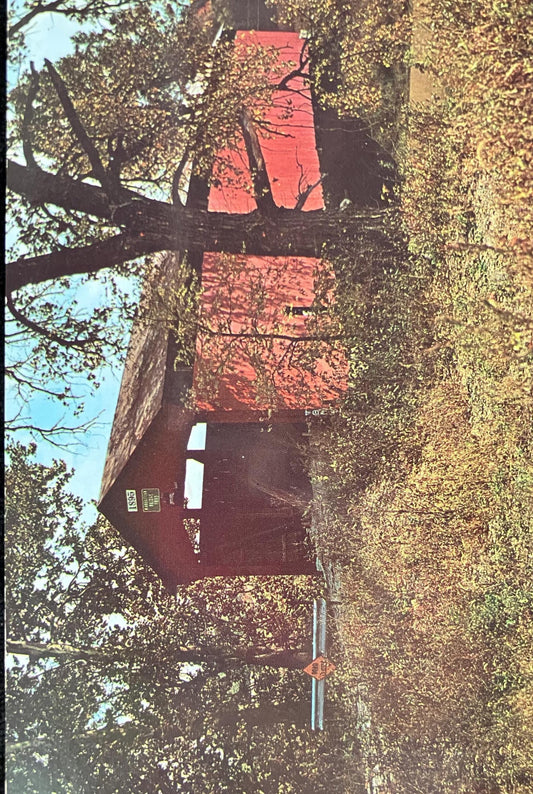 Manhattan Bridge in Putnam County, Indiana - Photo: John V. Pontiere Jr. - Vintage Bridge Postcard
