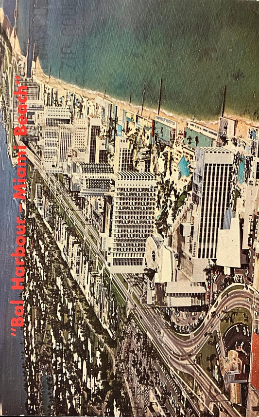 Florida's “Bal Harbor - Miami Beach” - Vintage Postcard