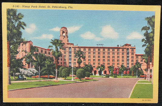 Vinoy Park Hotel, St. Petersburg, Florida - Vintage Hotel Postcard