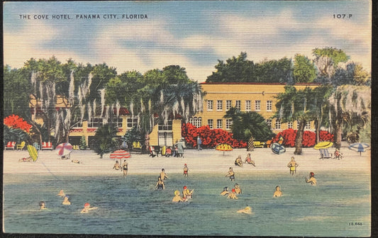 The Cove Hotel, Panama City, Florida - Vintage Hotel Postcard