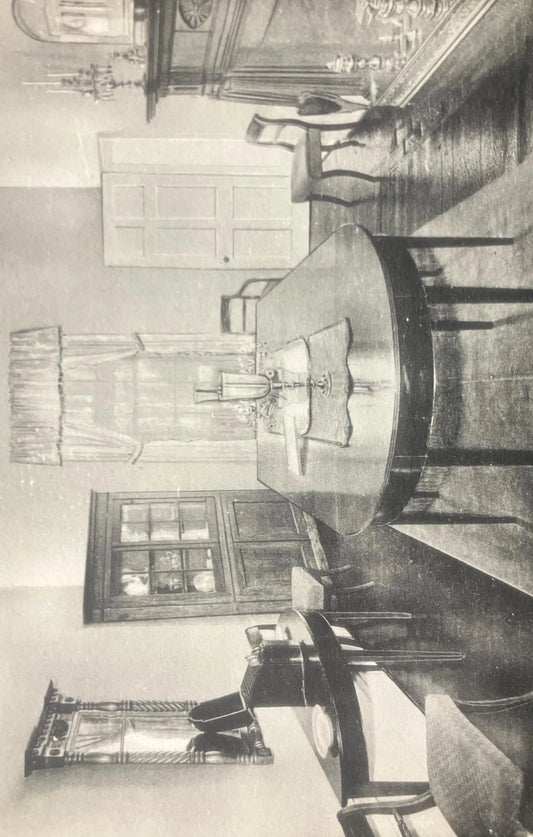 James Monroe’s Dining Room - Charlottesville, Virginia - Vintage Postcard