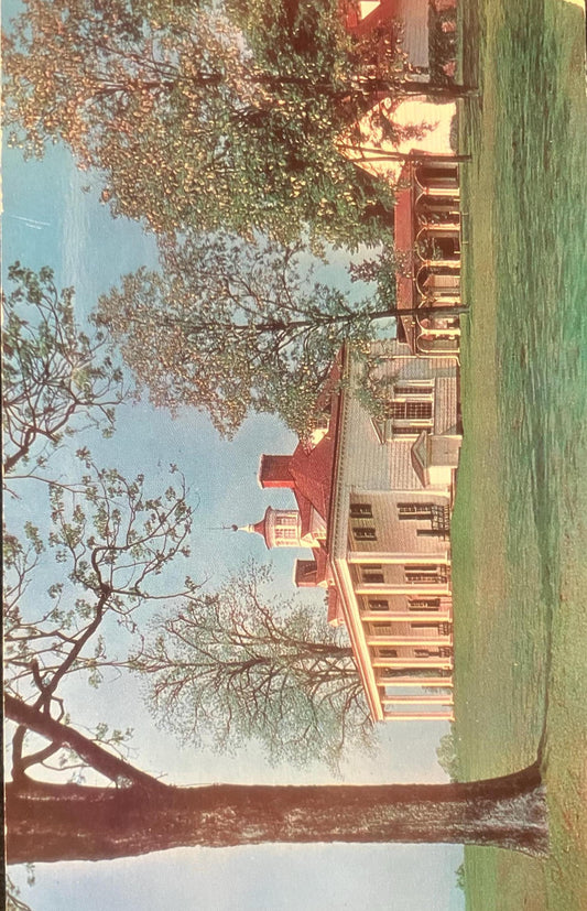 Mt. Vernon, Home of George and Martha Washington - Virginia - Vintage U. S. President Postcard