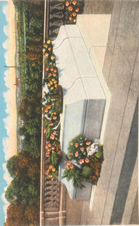 Tomb of the Unknown Soldier of the World War, Arlington, Virginia - Vintage Cemetery Postcard