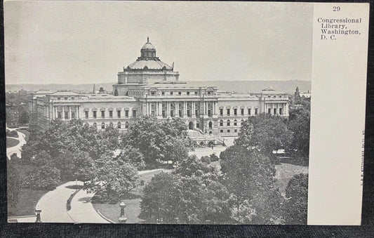 Congressional Library, Washington, D. C. - I & M. Ottenheimer, Baltimore, Maryland - Vintage Library Postcard