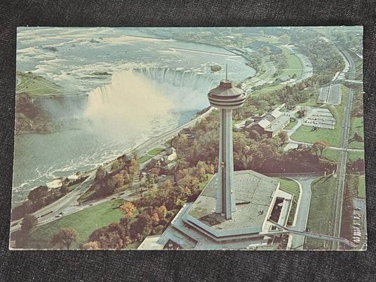 Horseshoe Falls, Niagara Falls, Canada, Skylon Tower - Vintage Postcard