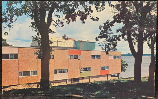 Sattgast Hall - Bemidji State College - Bemidji, Minnesota - Vintage College Postcard