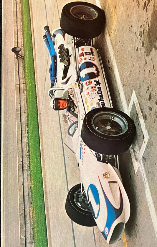 Mario Andretti - Indianapolis Motor Speedway - Indianapolis, Indiana - Vintage Racecar Postcard