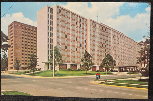 Graduate Houses, Purdue University - Lafayette, Indiana - Vintage University Postcard