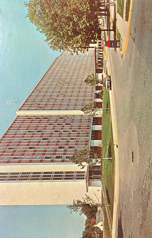 Graduate Houses, Purdue University in Lafayette, Indiana - Vintage University Postcard