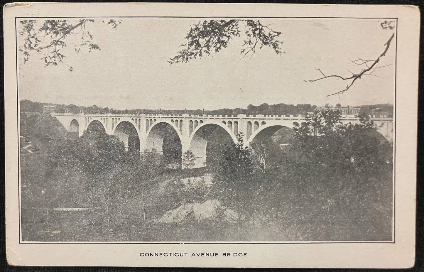 Connecticut Avenue Bridge in Washington D. C. - Vintage Bridge Postcard