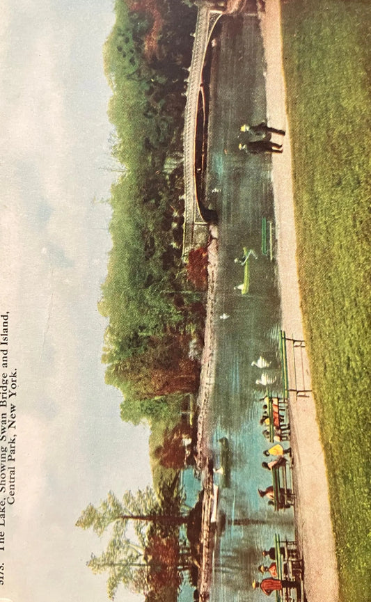 The Main Entrance to Mall Central Park, New York - Vintage Park Postcard